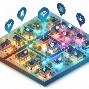 Conexão digital entre diferentes bairros por meio de redes locais