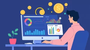 Gestão financeira automatizada com IA em pequena empresa